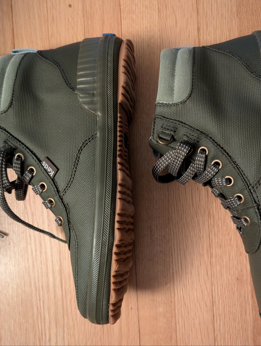 NIB Keds Scout Boot III Water-Resistant Twill – Olive – Size 7 - Picture 5 of 9